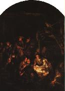 REMBRANDT Harmenszoon van Rijn Adoration of the Shepherds china oil painting artist